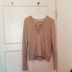 V Neck Long Sleeve